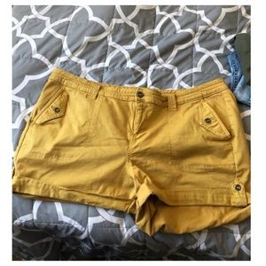 Torrid Yellow shorts